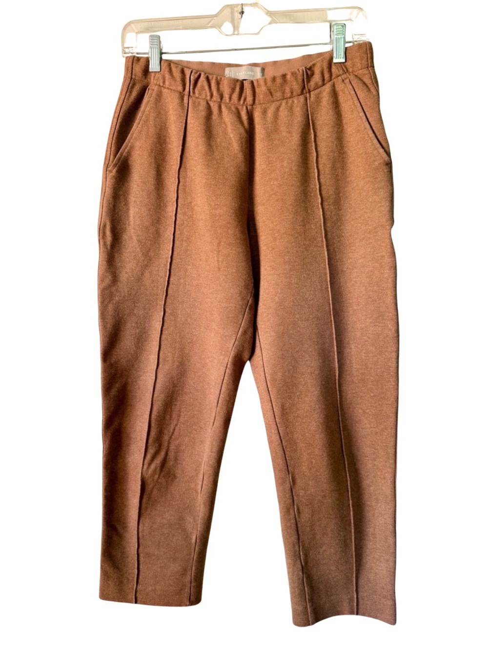Everlane Chestnut Brown Women's Relaxed Tapered Capris